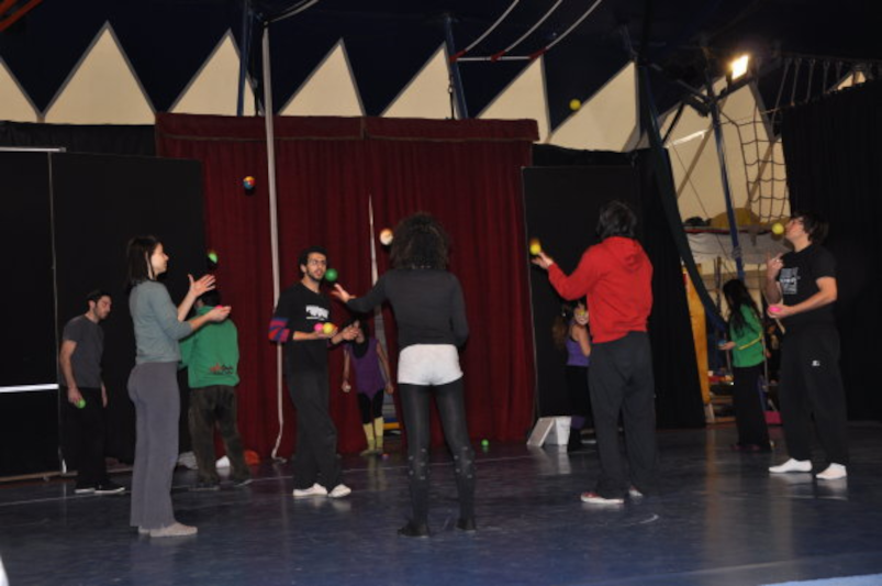 Workshop di giocoleria.